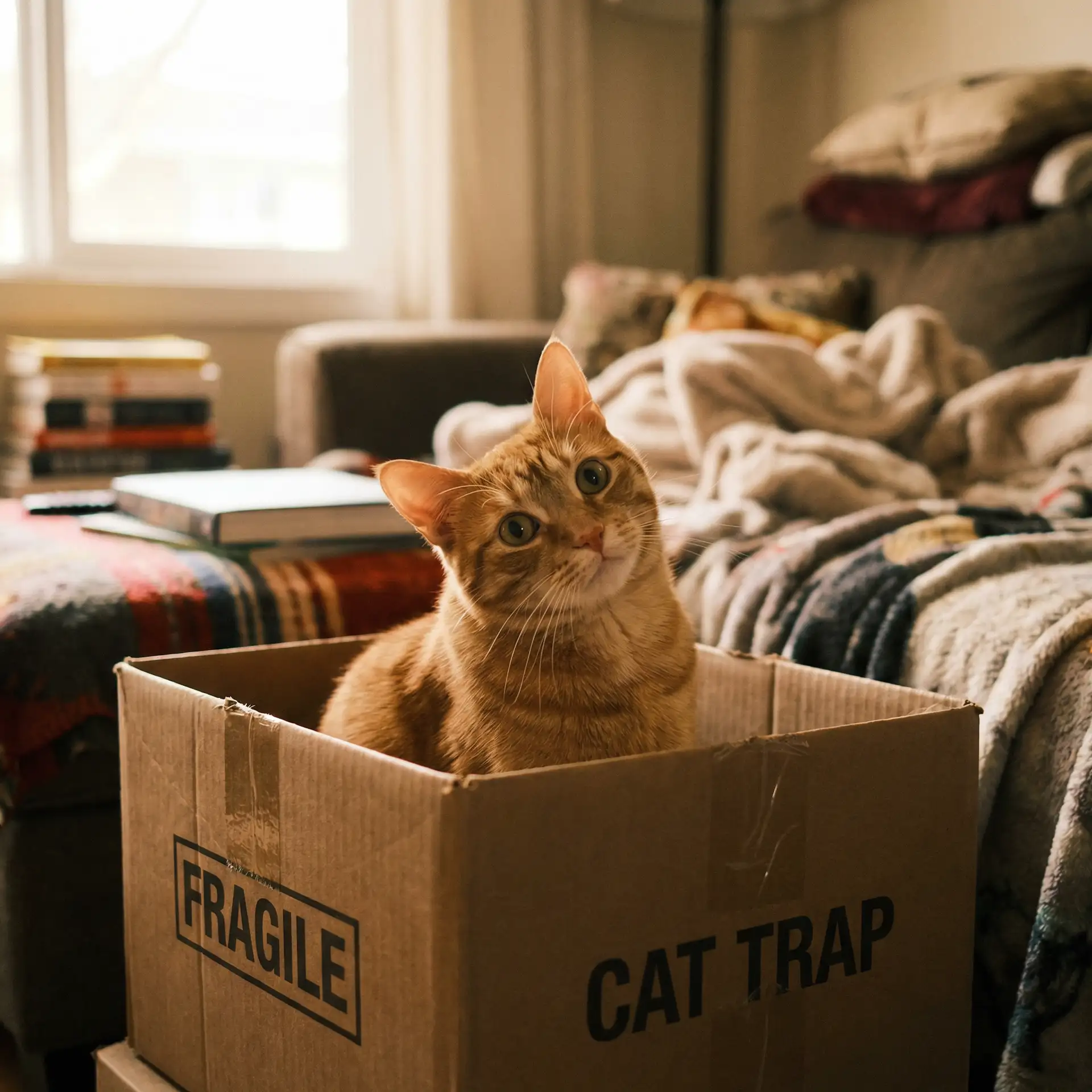 橘猫躲在纸箱里 - 性盈盈影院高清播放